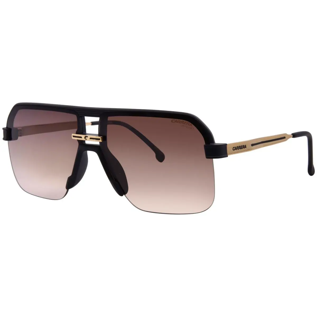Carrera 1066/S 003 Sunglasses Men`s Matte Black/black/brown/green Lenses 63mm