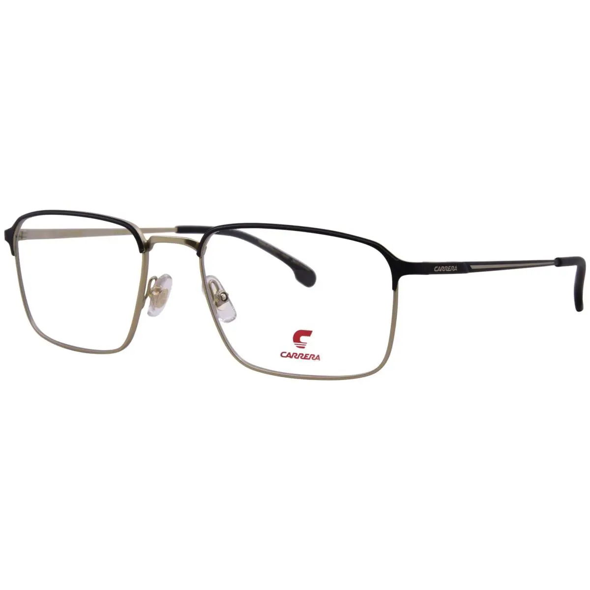 Carrera 8927 I46 Eyeglasses Men`s Black/gold Full Rim Rectangle Shape 56mm