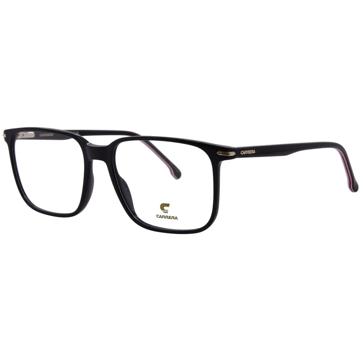 Carrera 374/US Oit Eyeglasses Men`s Black/red Full Rim Rectangle Shape 58mm