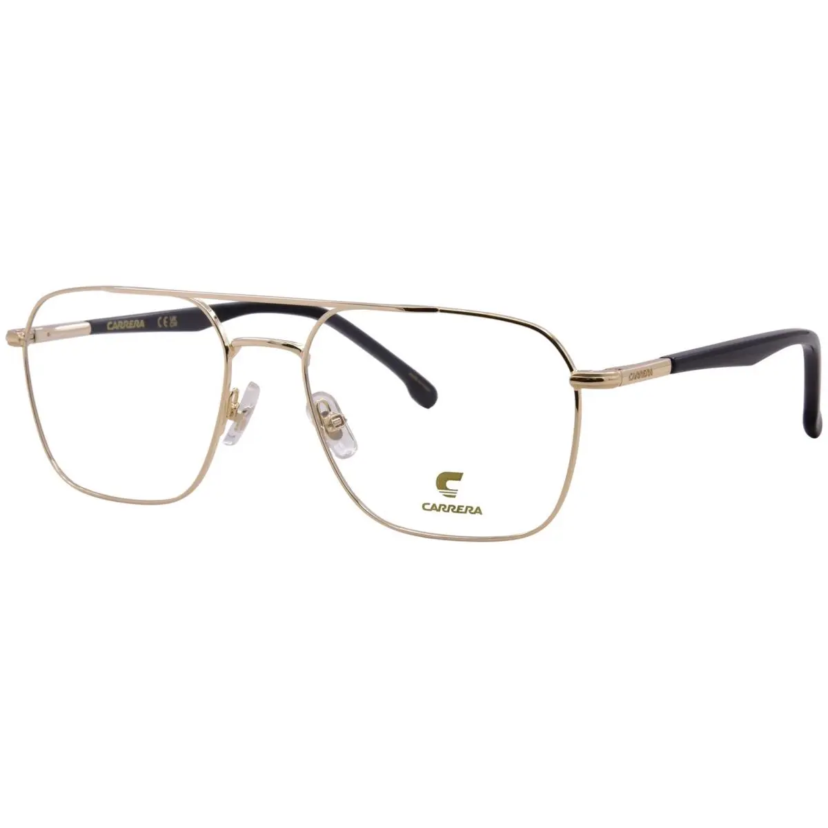Carrera 369 Rhl Eyeglasses Frame Men`s Gold/black Full Rim Pilot Style 55mm