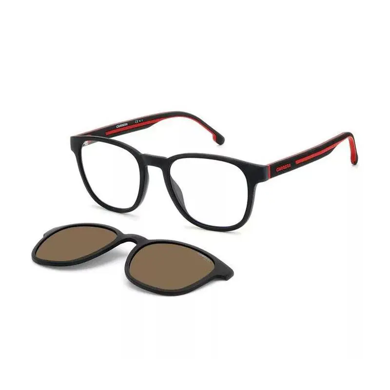 Carrera CA 8062/CS 0BLX SP Matte Black/clear Bronze Polarized Clip-on