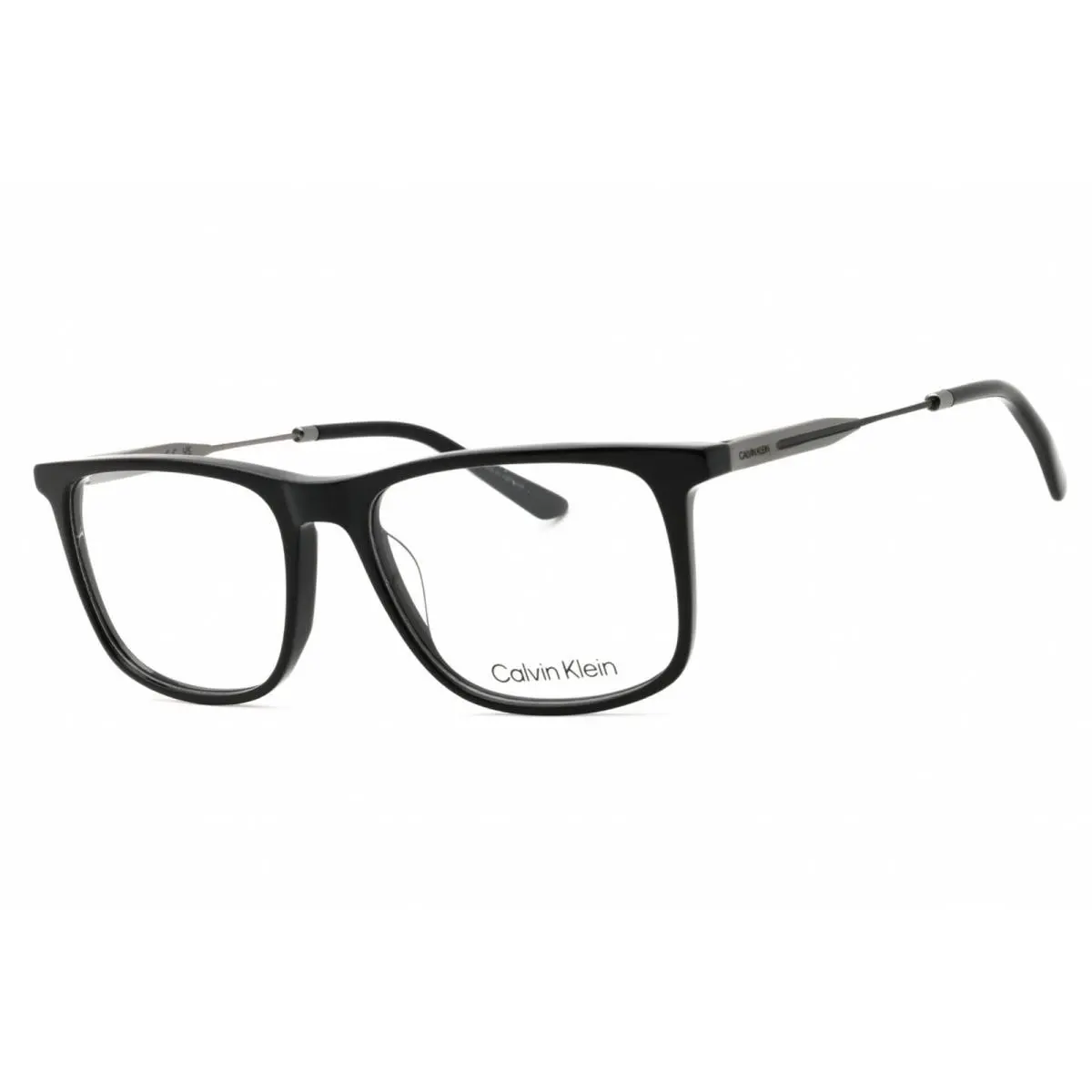 Calvin Klein Men`s Eyeglasses Black Acetate Round Full Rim Frame CK21700 001