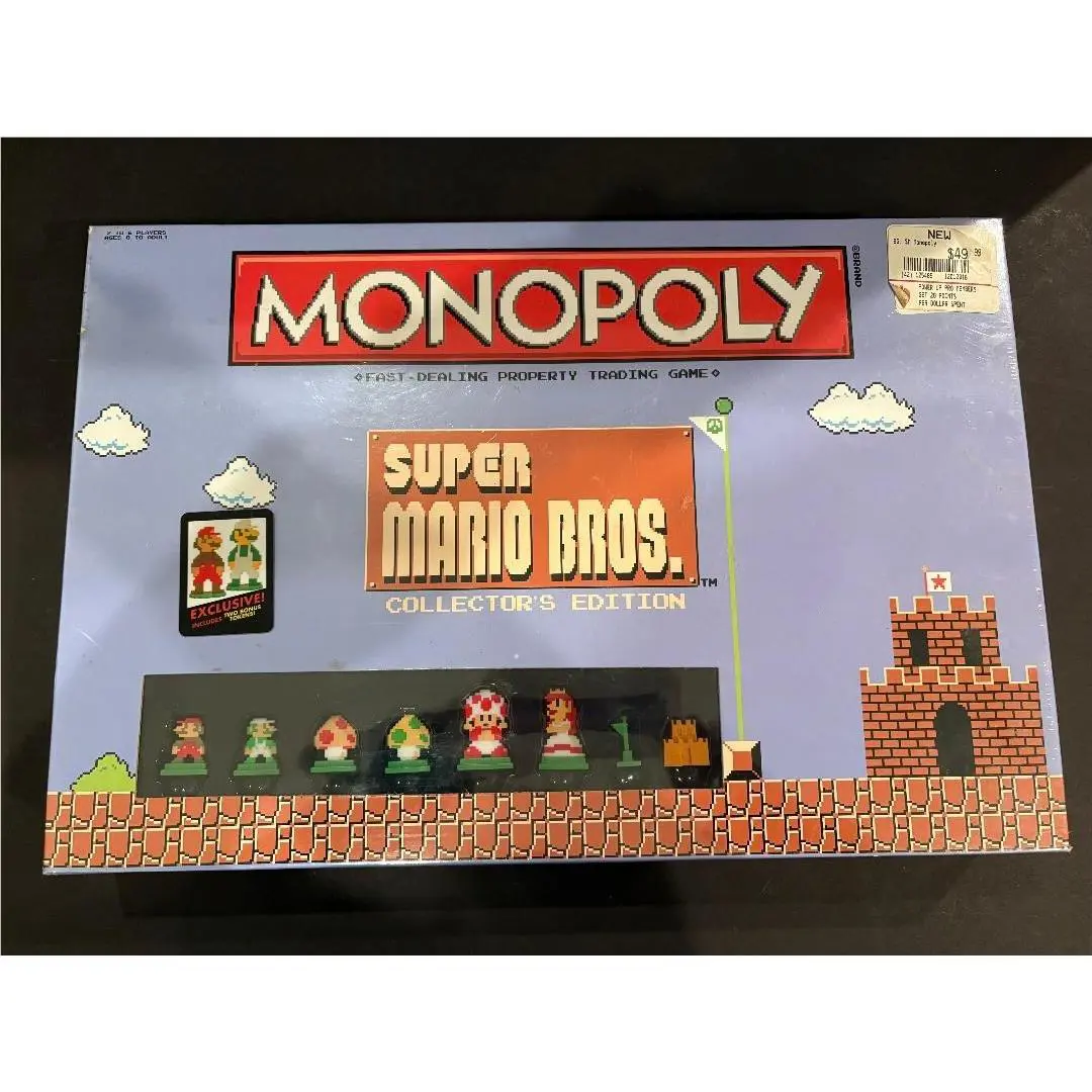 Super Mario Bros. Hasbro Monopoly Collector`s Edition