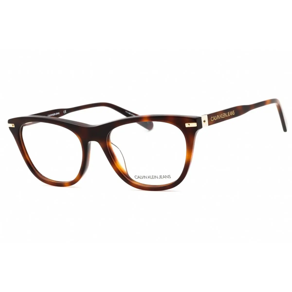 Calvin Klein Jeans CKJ19525 240 Soft Havana 52mm Eyeglasses