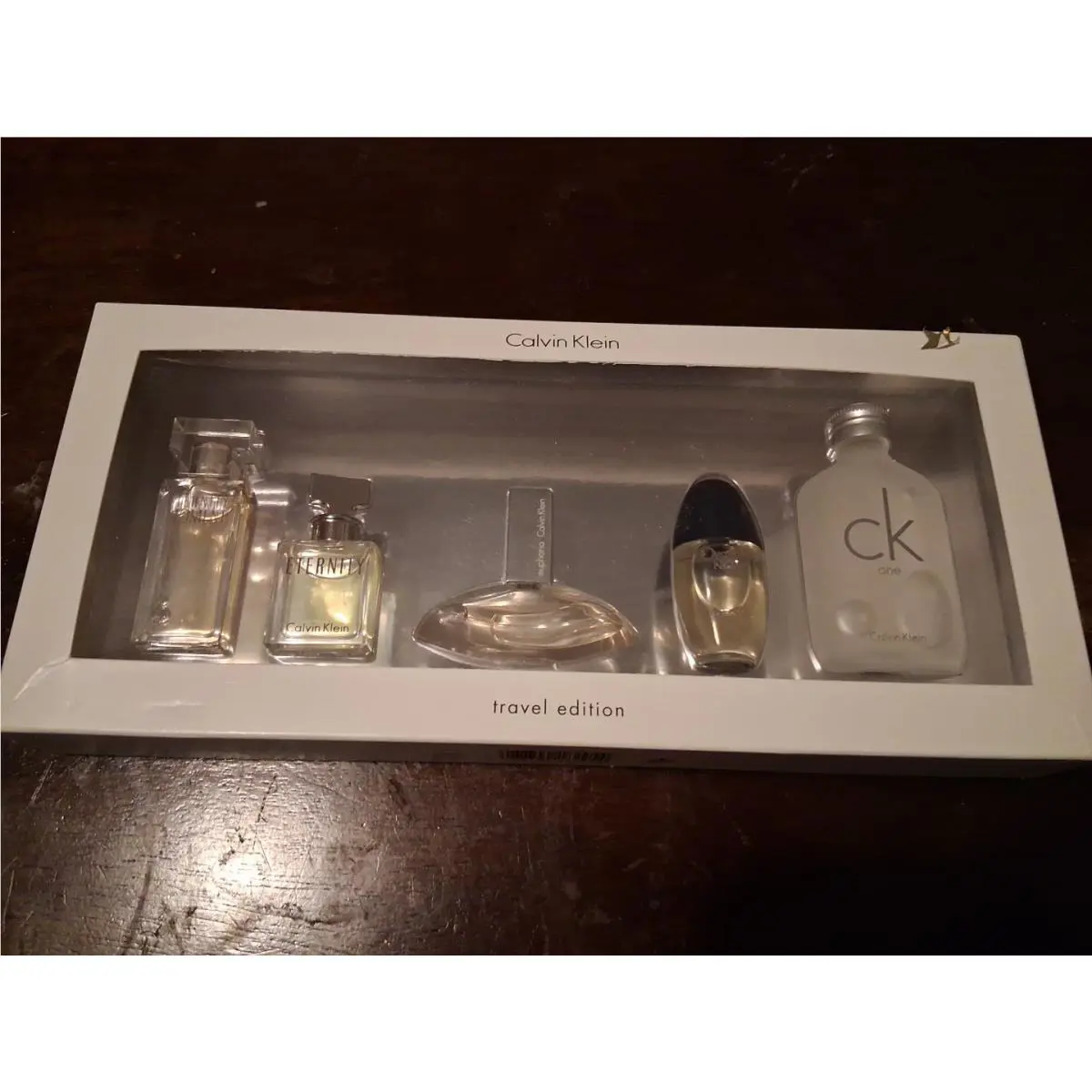 Calvin Klein 5pc Travel Set Miniature Women Fragrances