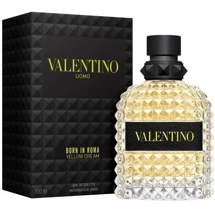 Valentino Born In Roma Yellow Dream Men 3.4 oz 100 ml Edt Spray