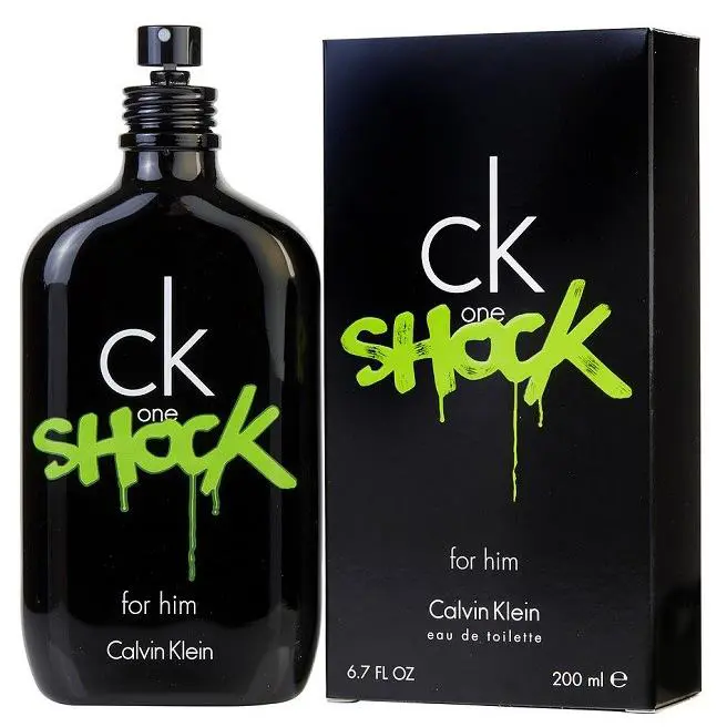 CK One Shock Calvin Klein 6.7 oz / 200 ml Edt Men Cologne Spray