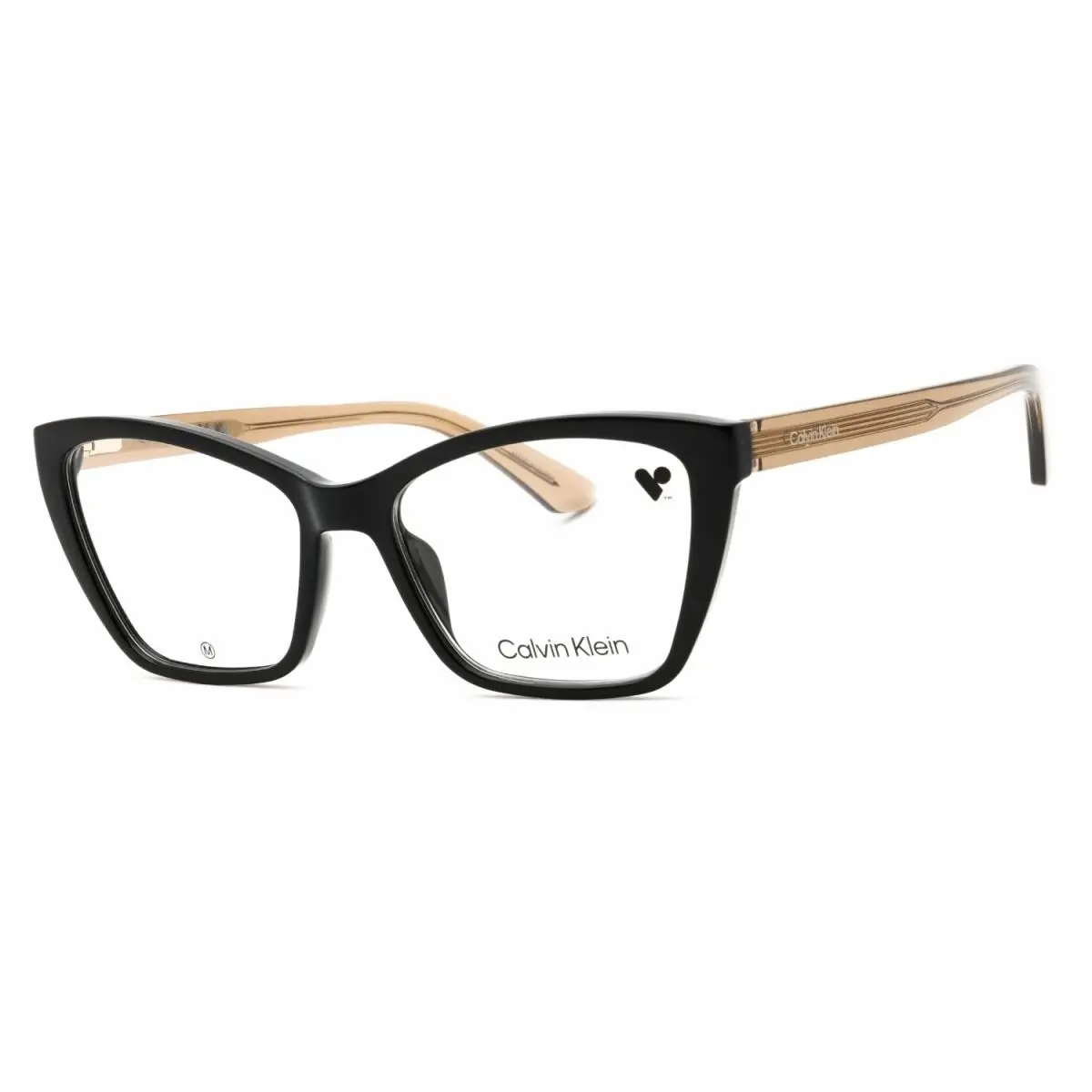 CK24523 001 Black 52mm Eyeglasses by Calvin Klein