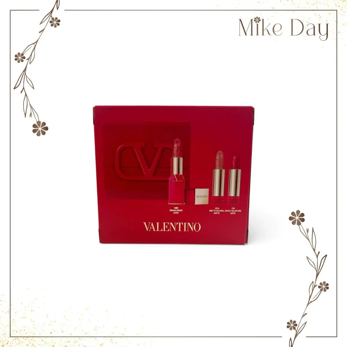 Valentino Discovery Lip Kit 3 Piece Set 100R 22R 107A