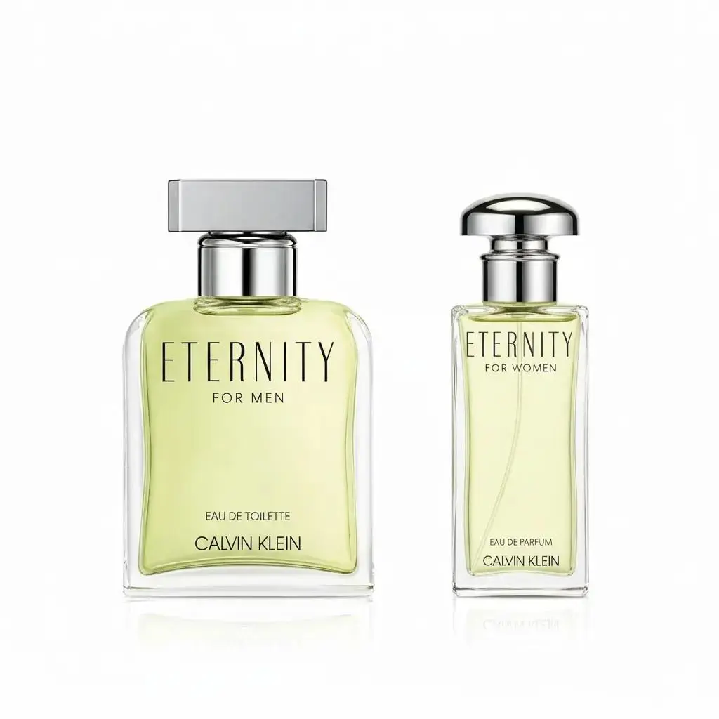 Eternity by Calvin Klein Edt and Edp Combo Pack 6.8 oz and 3.4 oz