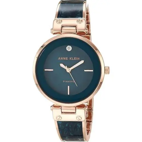 Diamond Dial Bangle Ladies Watch AK/2512TERG by Anne Klein