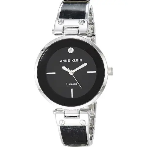 Anne Klein Diamond Dial Bangle Ladies Watch