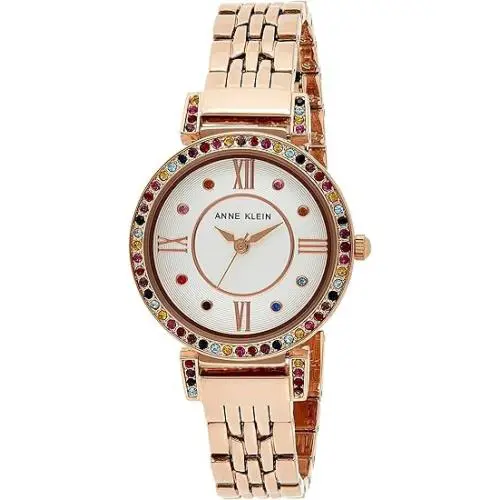 Premium Crystal Accented Bracelet Ladies Watch by Anne Klein
