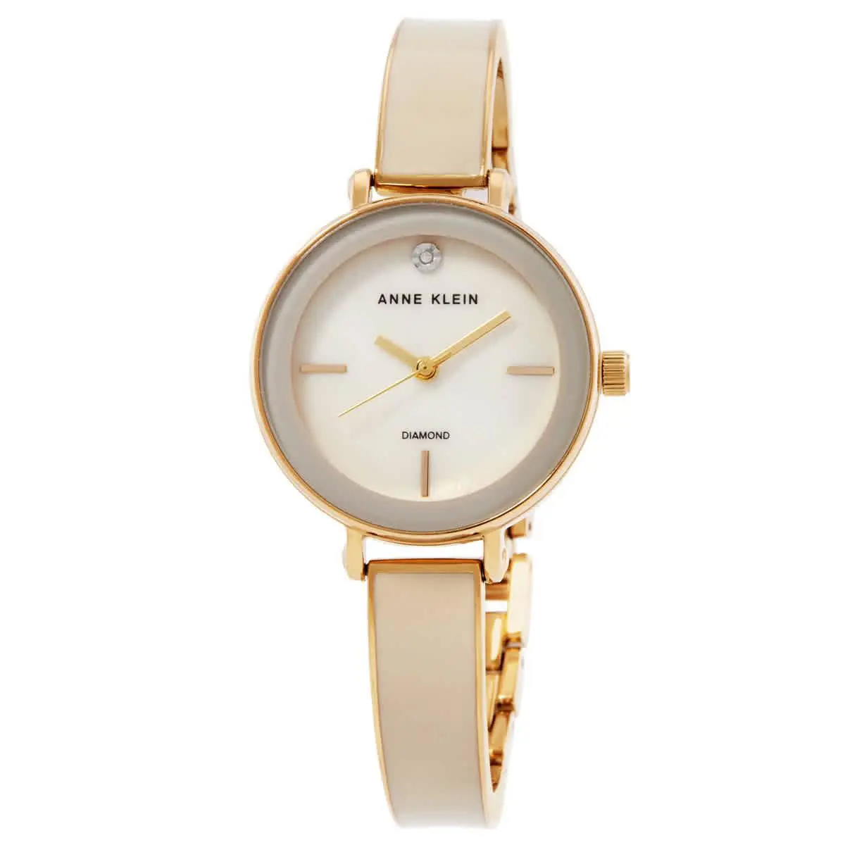 Quartz Mop Dial Ladies Watch Amd Bracelet Set AK/3620CRST by Anne Klein