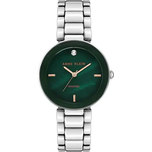 Diamond Dial Ladies Watch by Anne Klein