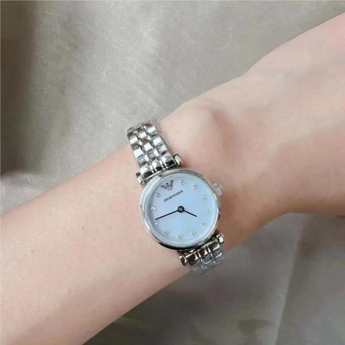 Emporio Armani AR1961 Women`s Two-hand Stainless Steel Watch