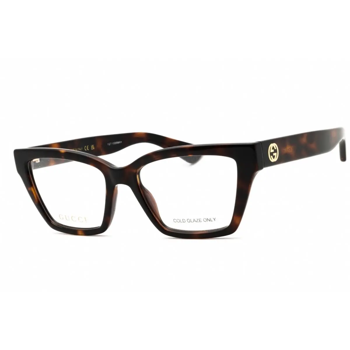 Gucci GG1715O 002 Eyeglasses Havana Frame 53mm