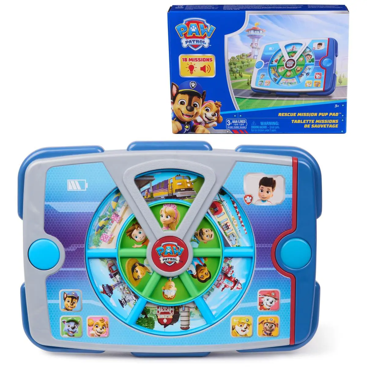 Paw Patrol Academy Rescue Mission Pup Pad Interactive Toy with Lights Sounds
