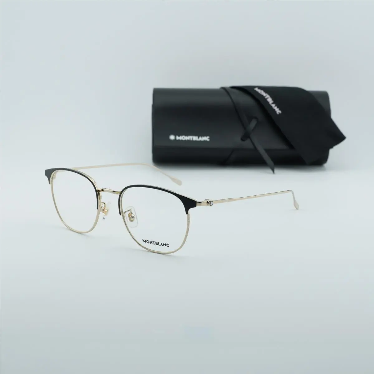 Montblanc MB0191O 004 Gold 52mm Eyeglasses