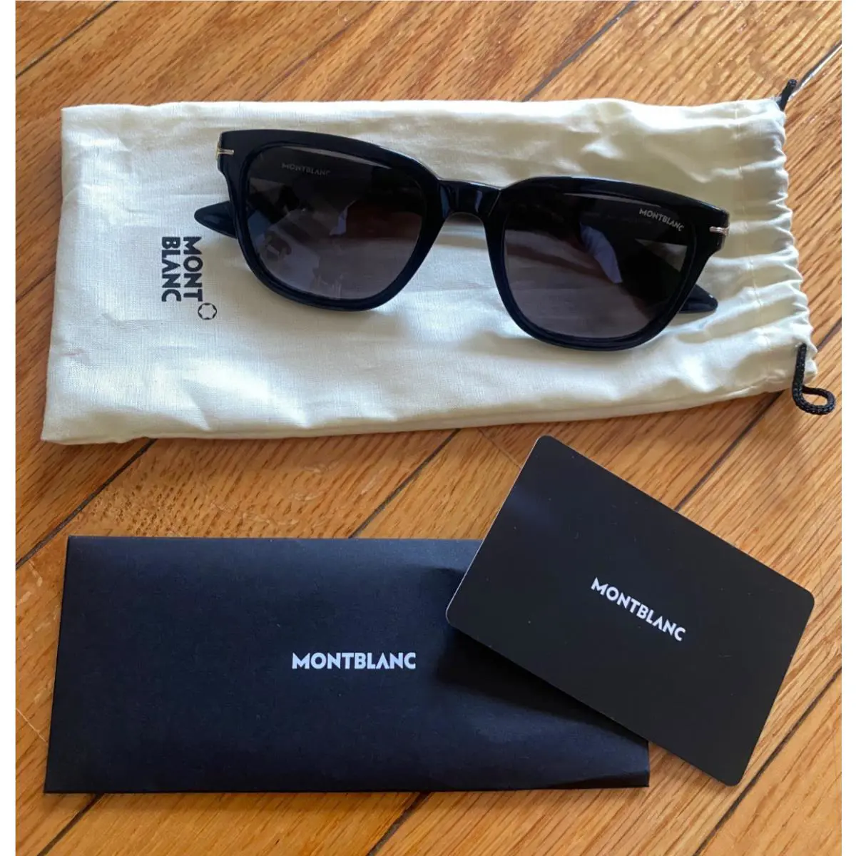 Montblanc Black Classic Sunglasses
