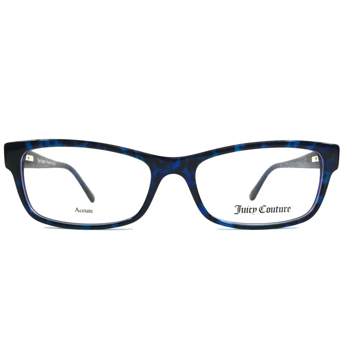 Juicy Couture Eyeglasses Frames JU236 1JP Violet Blue Havana Rectangle 54-16-140
