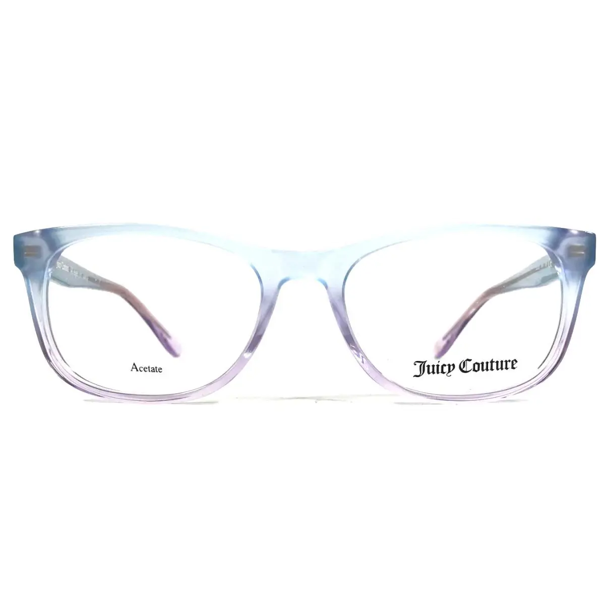 Juicy Couture Eyeglasses Frames JU312 Pjp Purple Blue Square Full Rim 51-17-135