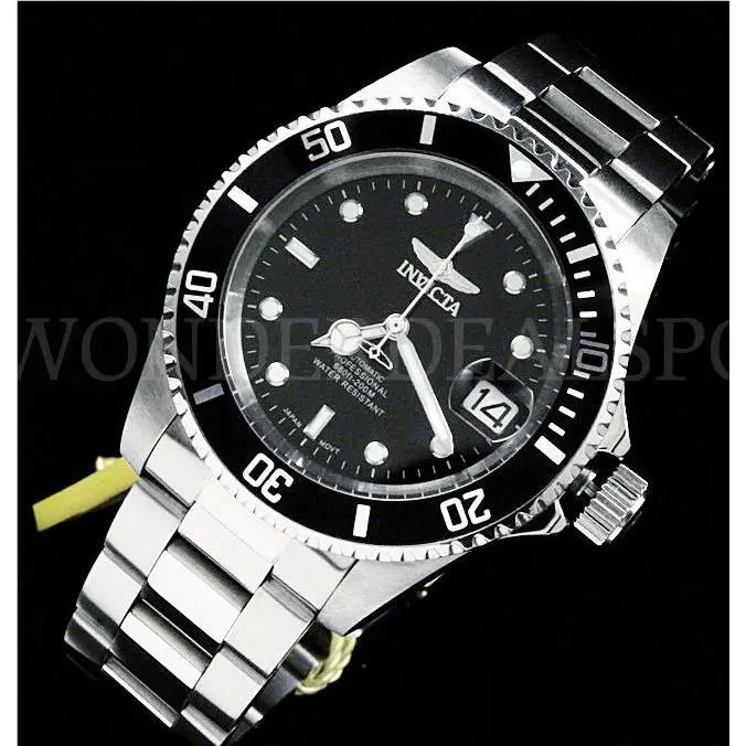 Invicta Menpro Diver NH35 Auto 24 Jewel Coin Edge Bezel SS Watch