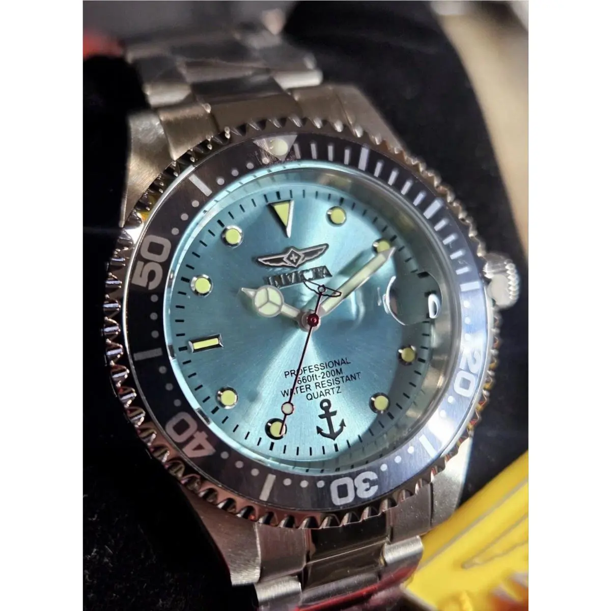 Invicta Ocean Voyage Quartz Light Blue Dial Men`s Watch 50145