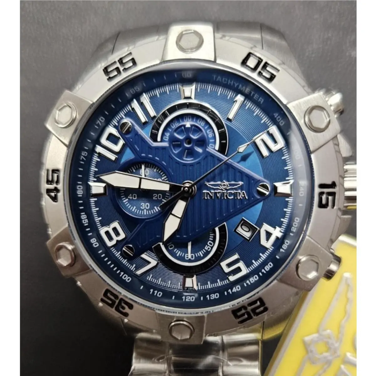 Invicta 26094 S1 Rally Scuba Quartz Watch Stainlesssteel W/blue Dial
