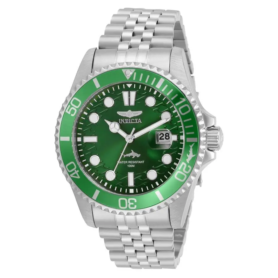 Invicta Pro Diver Quartz Green Dial Men`s Watch 30611