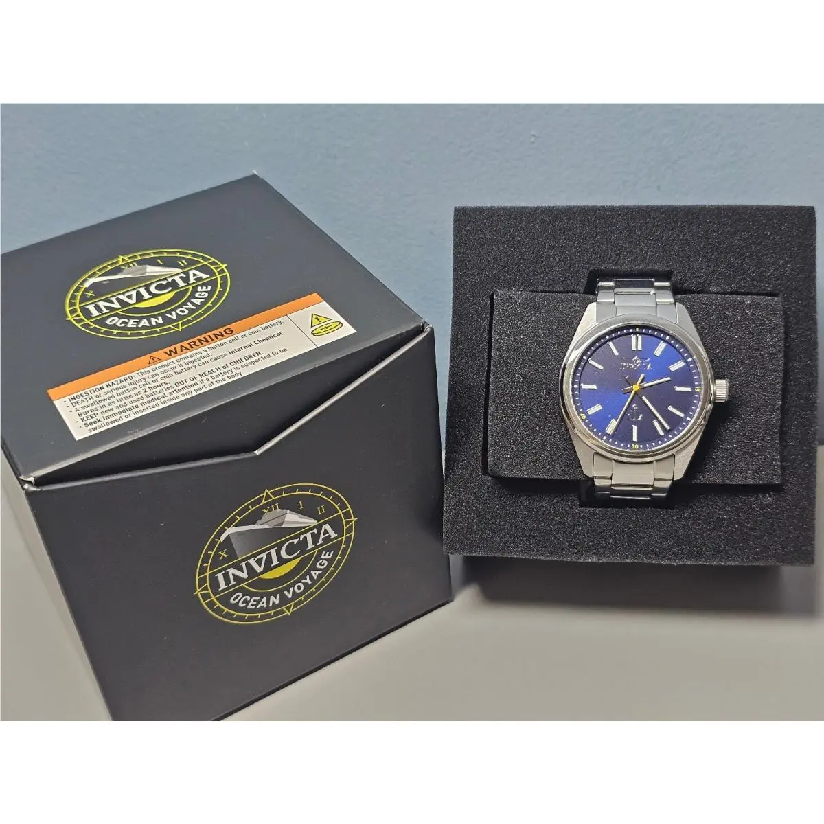 Ocean Voyage Men`s Quartz Watch - 41mm - Steel - 49988 by Invicta