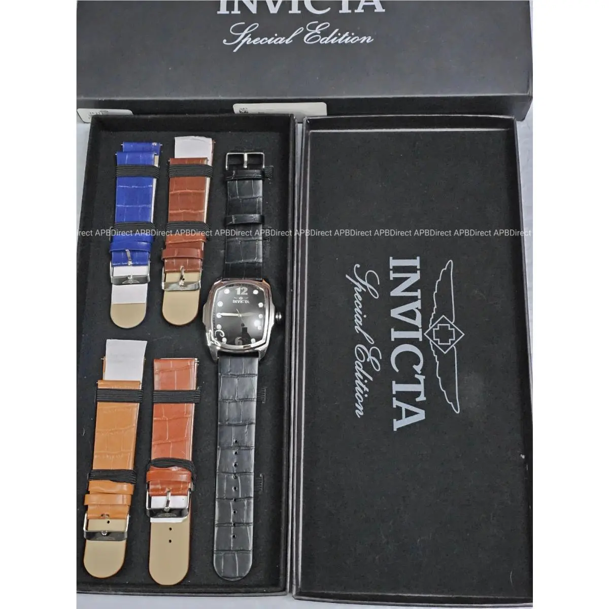 Invicta - Lupah 4 Leather Straps - Special Edition Tritnite - Lume - Mens Watch