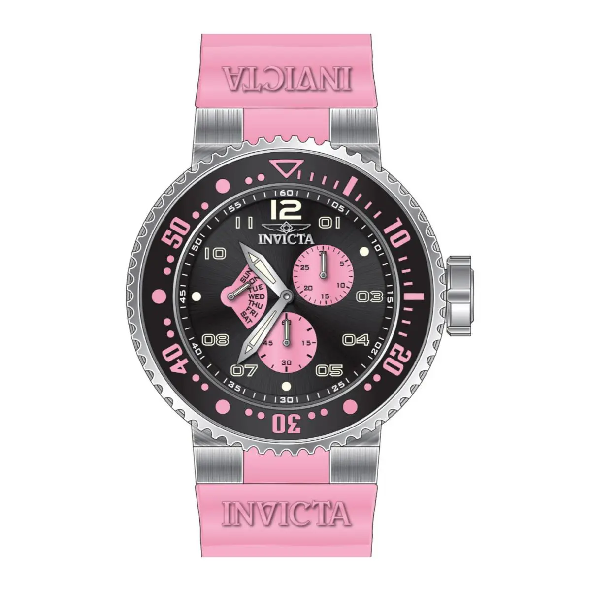 Invicta Pro Diver Men`s Watch - 52mm Pink 49565