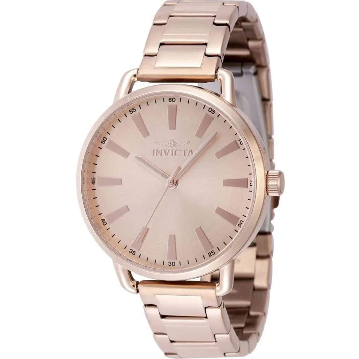 Invicta Women`s 48330 Wildflower Quartz 3 Hand Rose Gold Dial Watch - Gold, Quartz