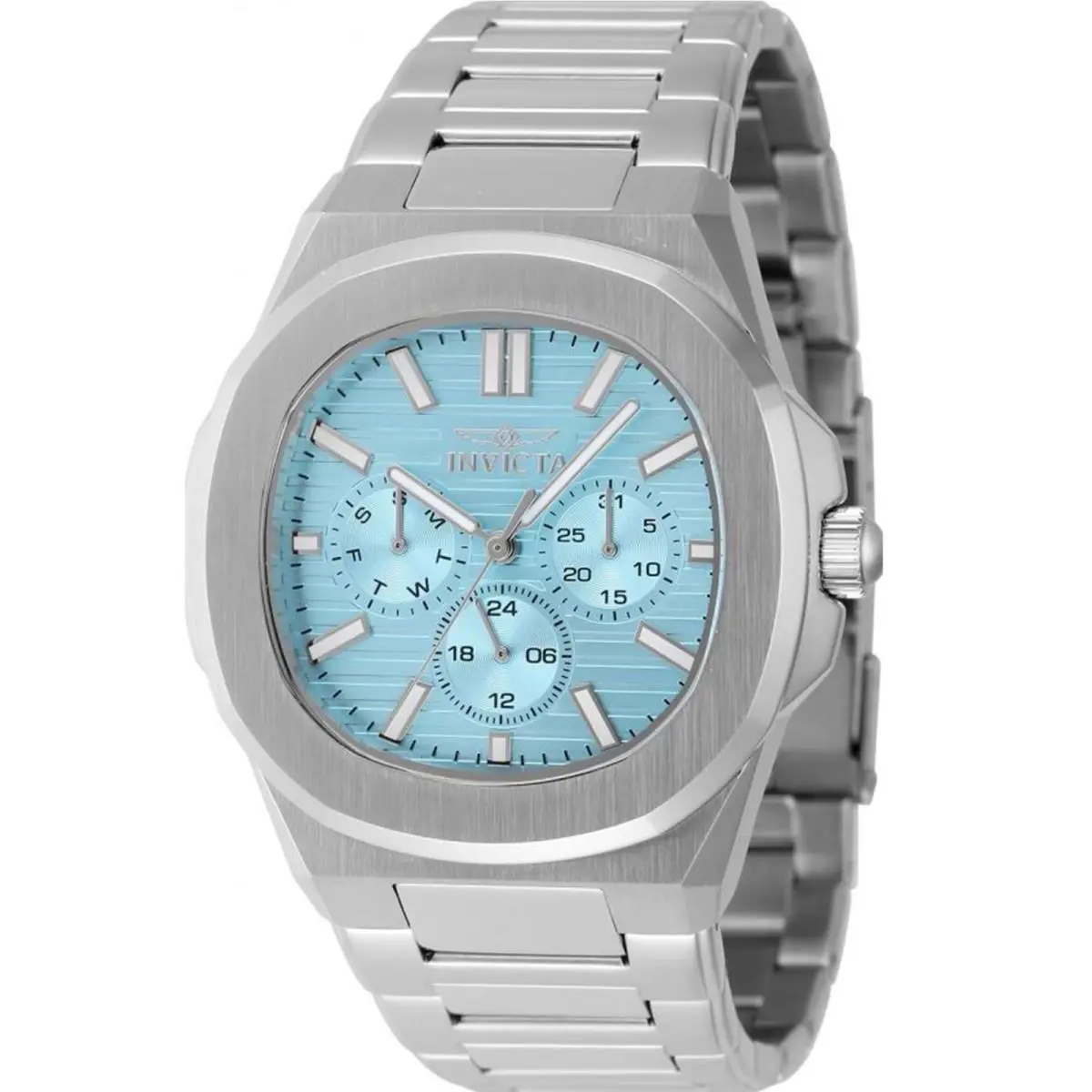 Invicta Men`s 48328 Speedway Quartz 3 Hand Light Blue Dial Watch