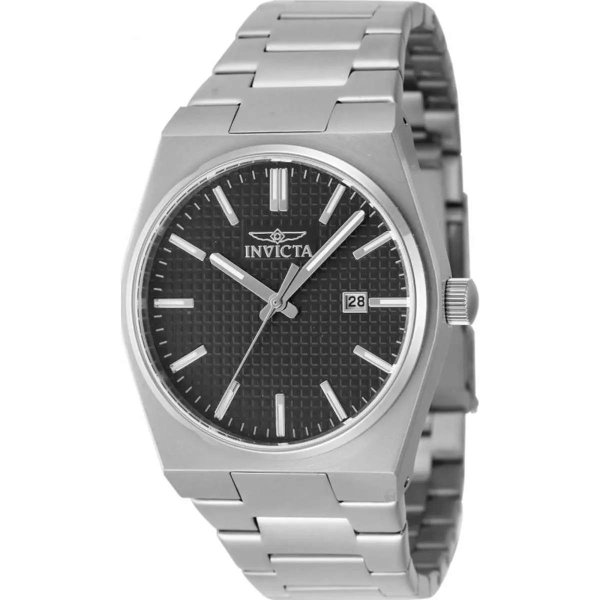 Invicta Men`s 48389 Speedway Quartz 3 Hand Black Dial Watch