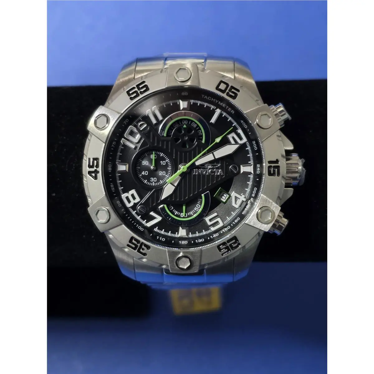 Invicta S1 Rally Scuba 26093 Men’s 48mm Steel Chronograph Black Dial