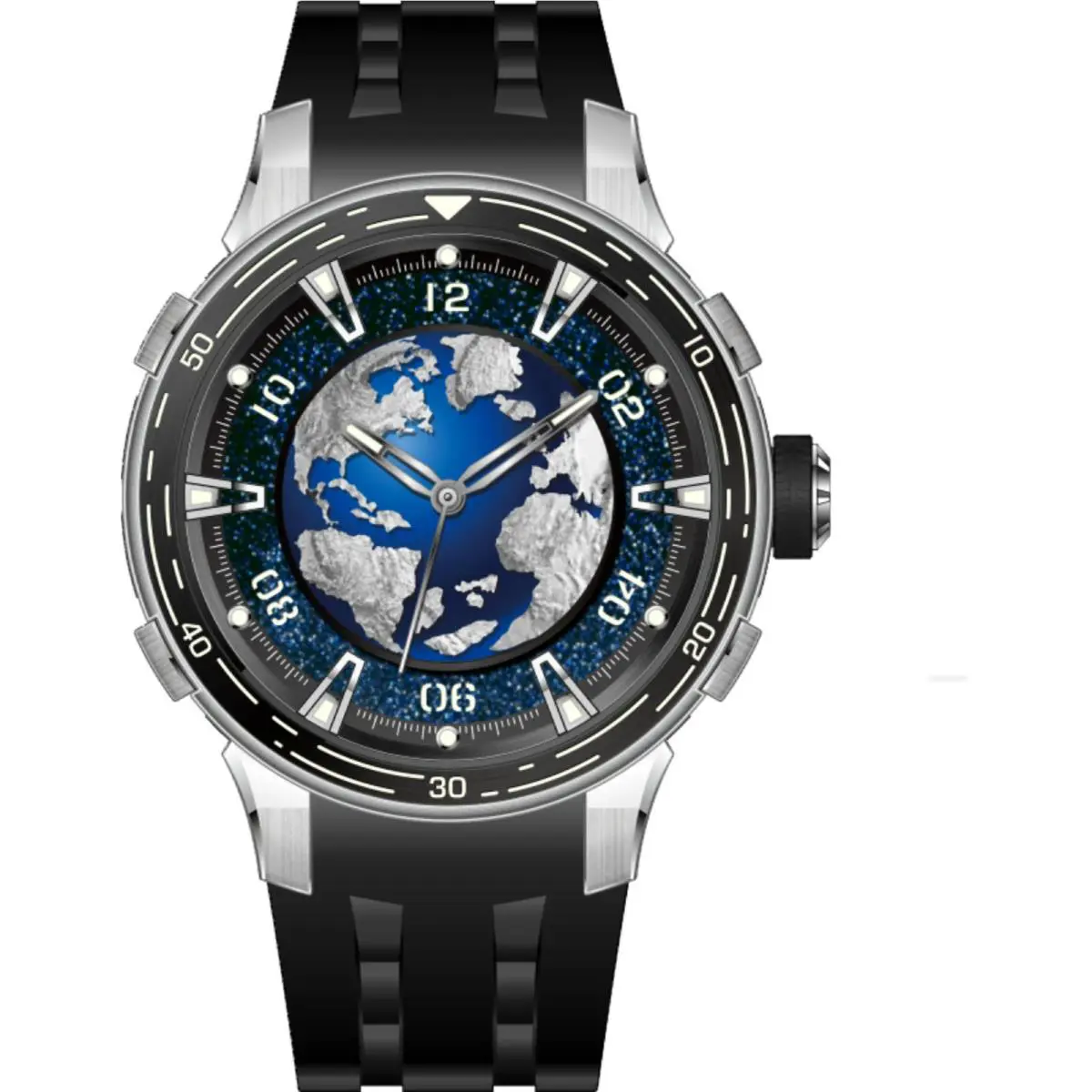 Invicta Celestial Mechanical Men`s Watch - 40mm Black 69535