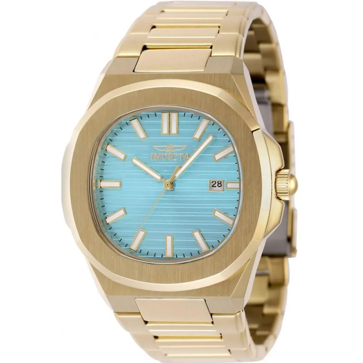 Invicta Men`s 48517 Speedway Quartz 3 Hand Light Blue Dial Watch