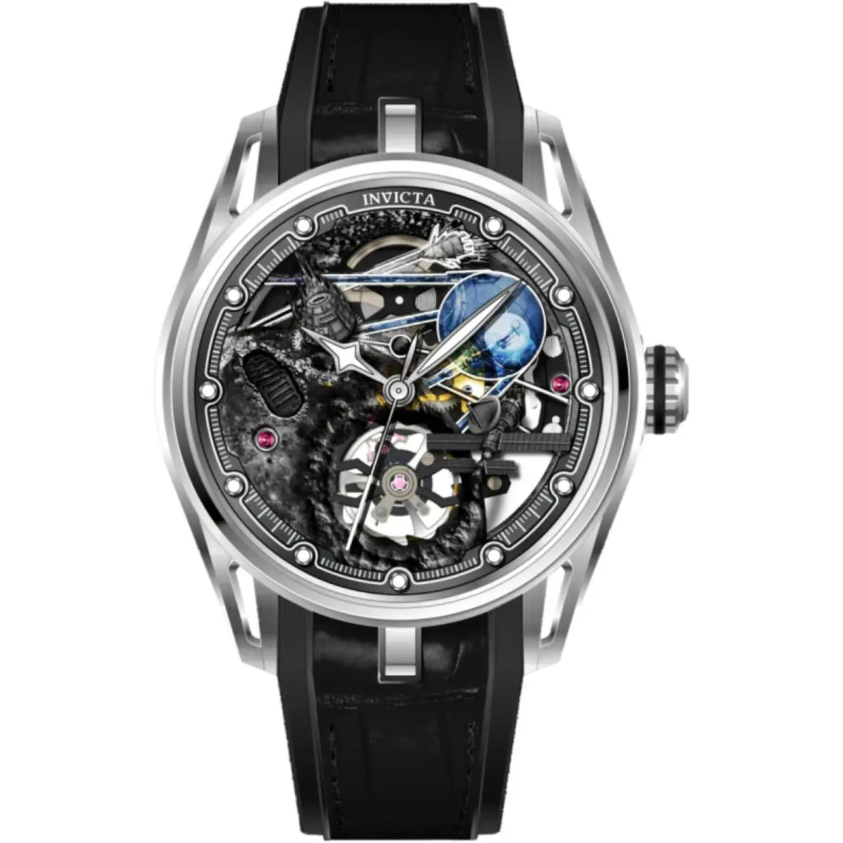 Invicta Celestial Mechanical Men`s Watch - 45mm Black 69527