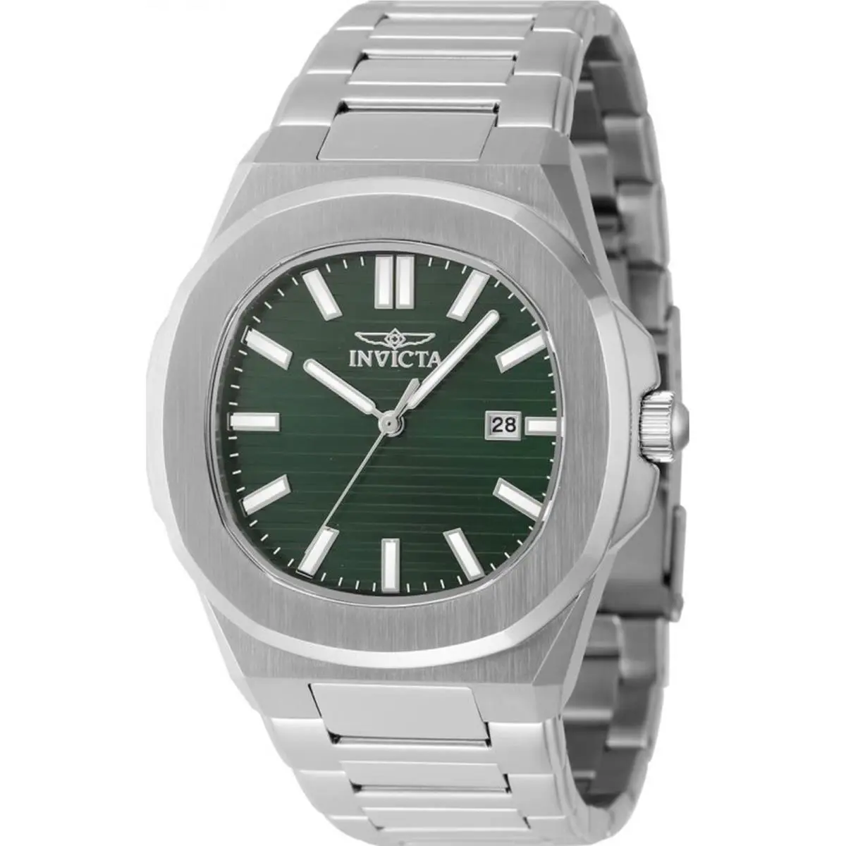 Invicta Men`s 48323 Speedway Quartz 3 Hand Green Dial Watch