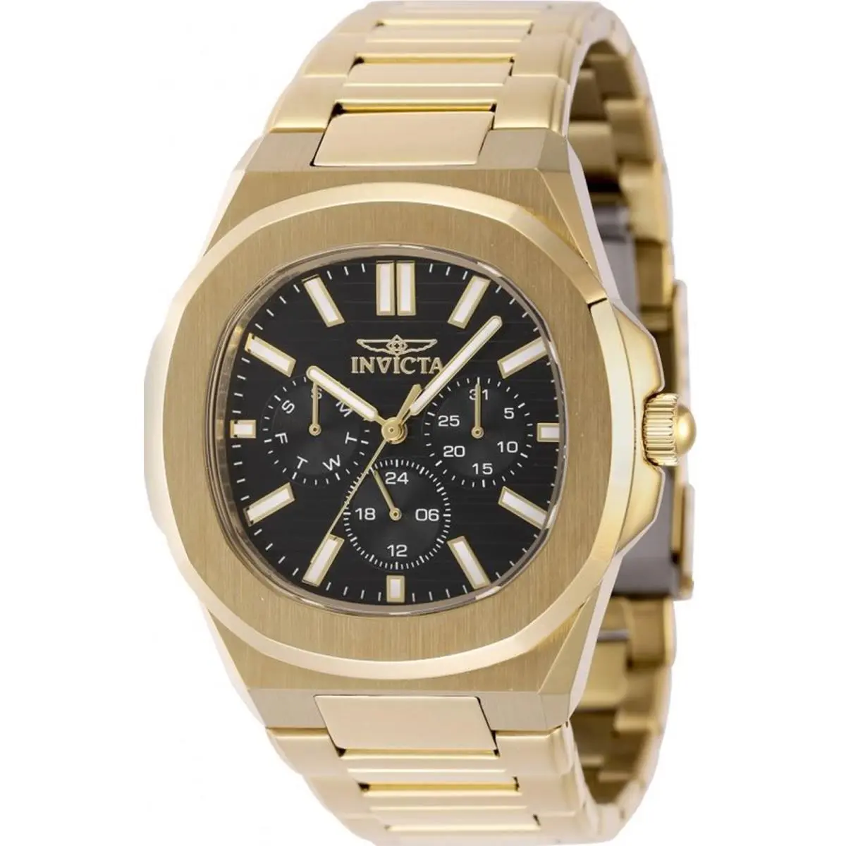 Men`s 48521 Speedway Quartz Chronograph Black Dial Watch by Invicta