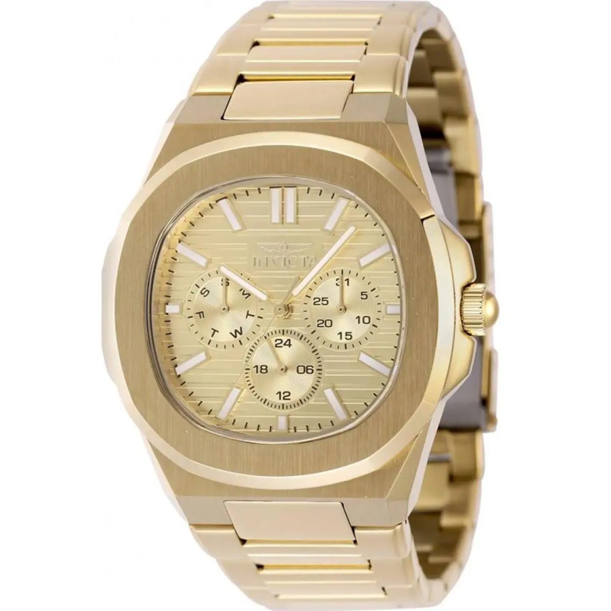 Invicta Men`s 48525 Speedway Quartz Chronograph Gold Dial Watch