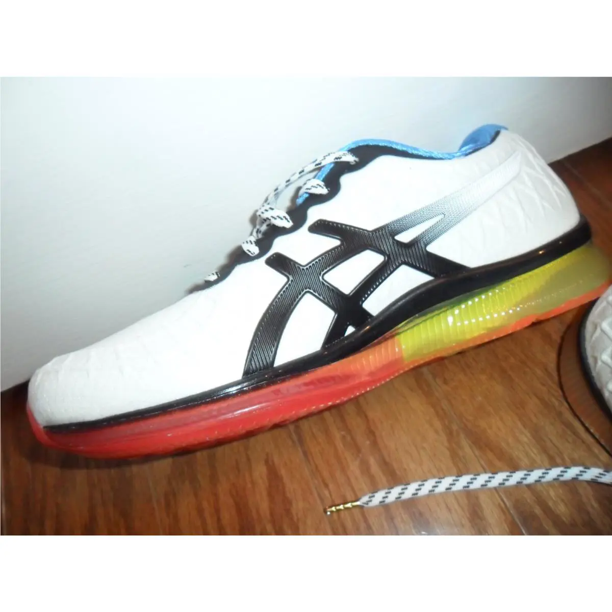 Asics shoes - ASICS GEL-QUANTUM INFINITY - INFINITY - 1022A051-100 - White/Blue Coas 6