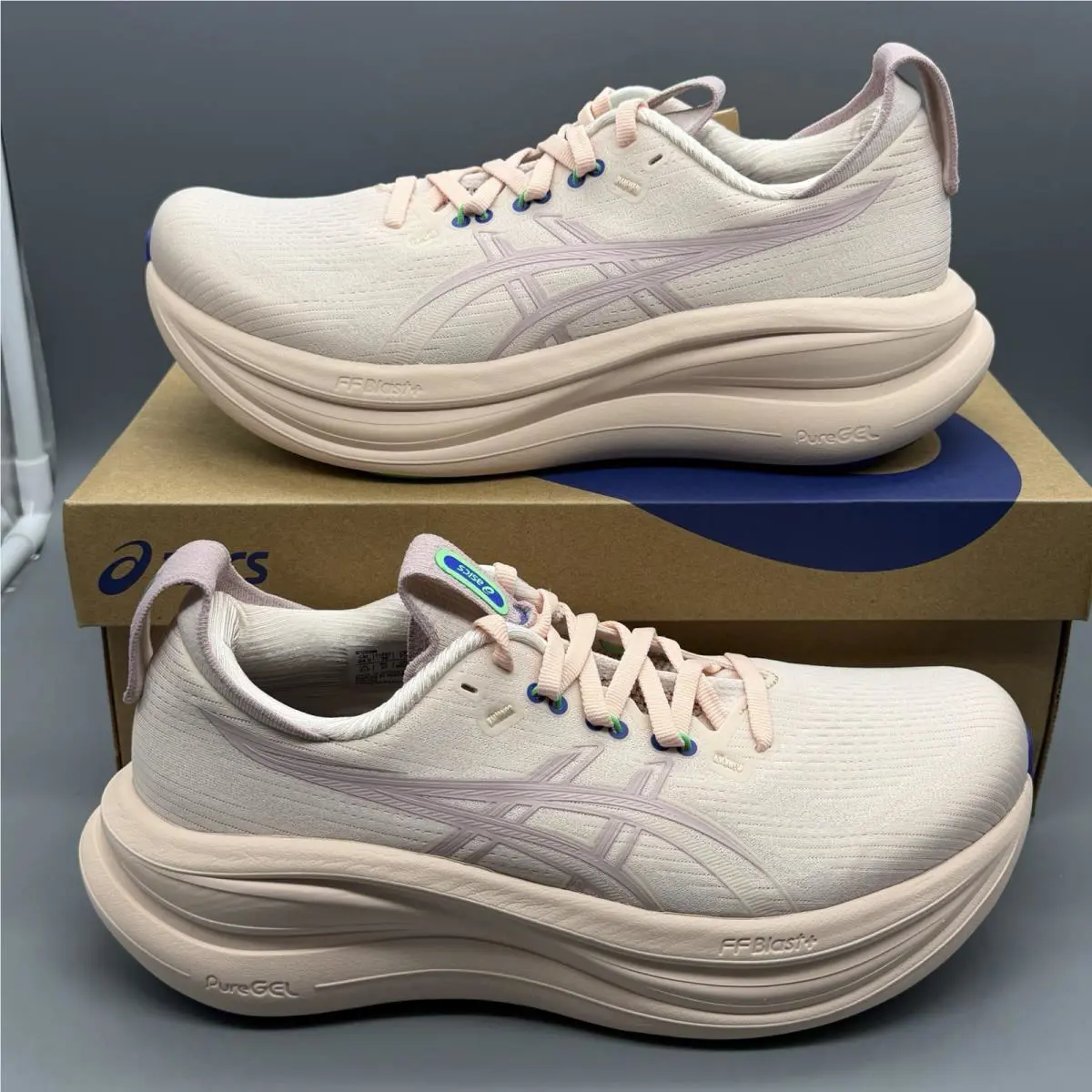 Asics Gel-nimbus 28 Women’s 9 B Road Running Training Shoes Pearl Pink Morganite
