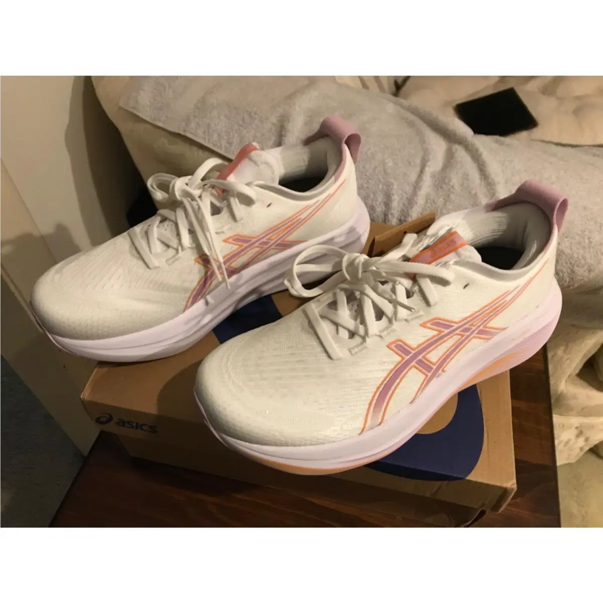 Asics Gel Nimbus 27 White Light Ube Size 9