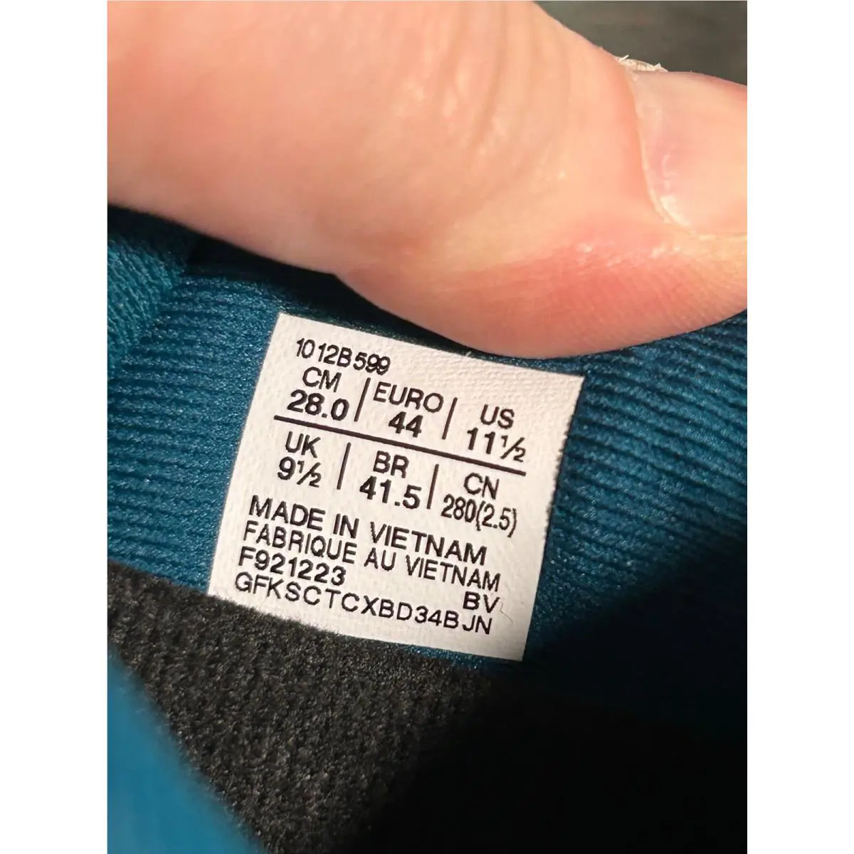 Asics shoes - Teal Blue Green, White 11