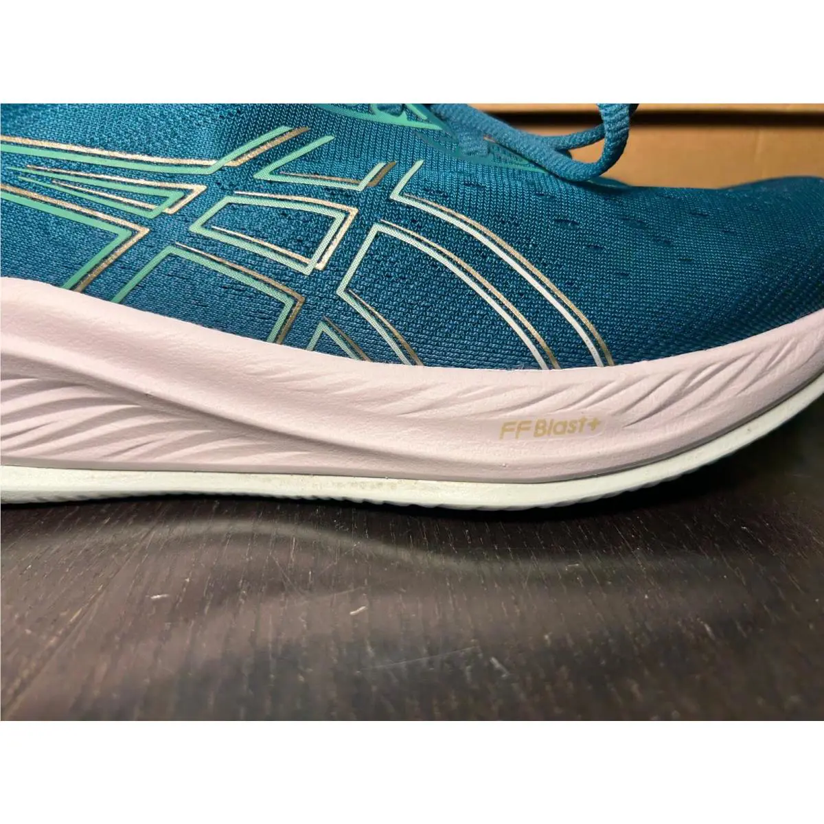 Asics shoes - Teal Blue Green, White 1