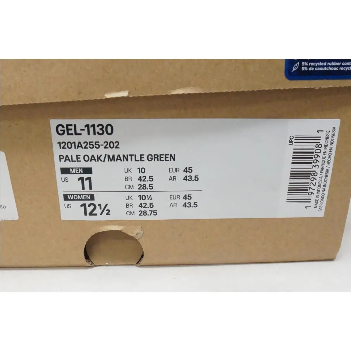 Asics shoes - ASICS Gel 1130 - Gel - 1201A255-202 - Ivory, Manufacturer: Pale Oak/Mantle Green 10