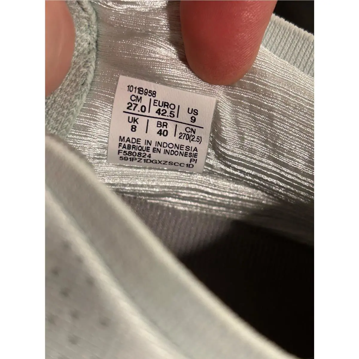 Asics shoes - White, Green 9